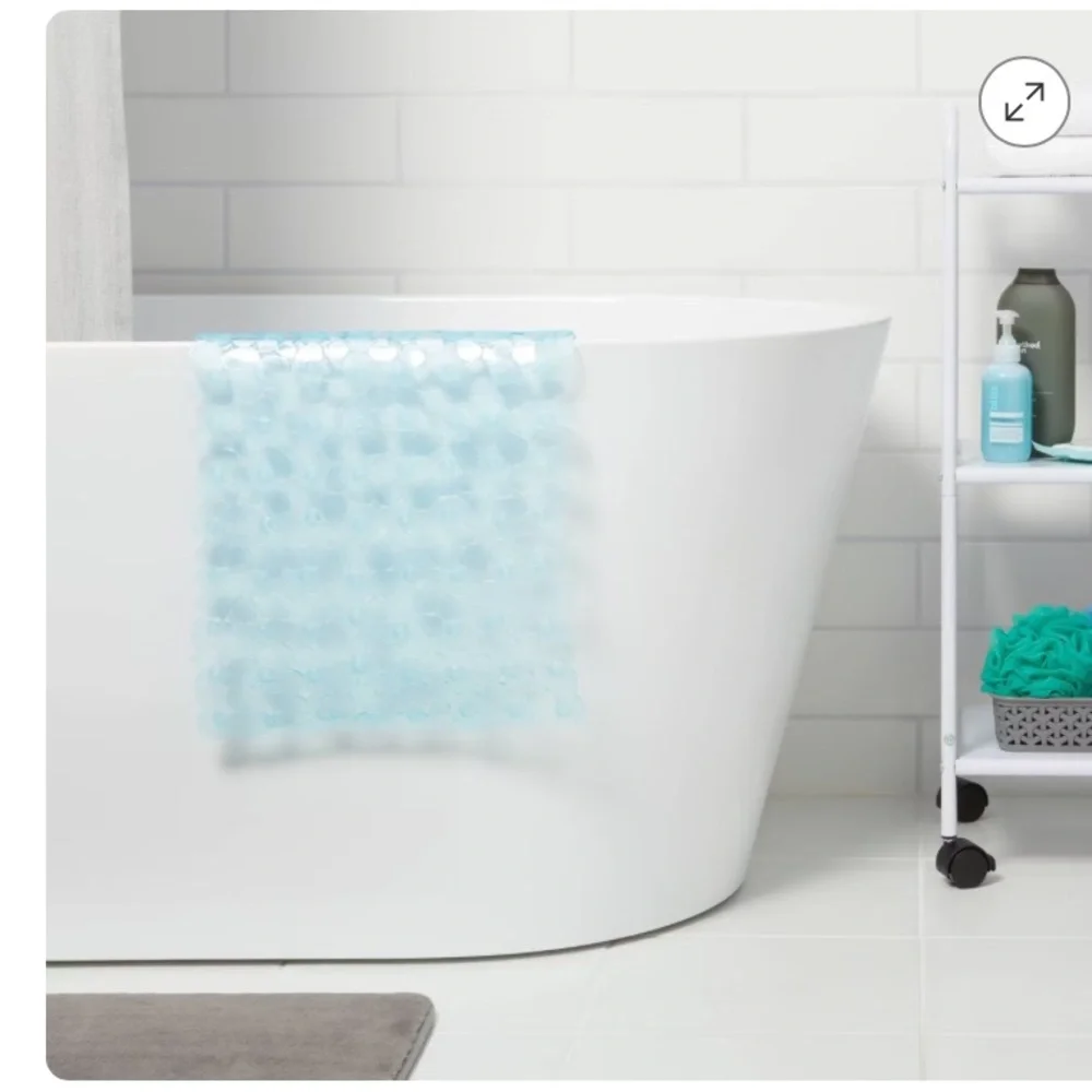 Room Essentials Pebble Bath Mat Blue